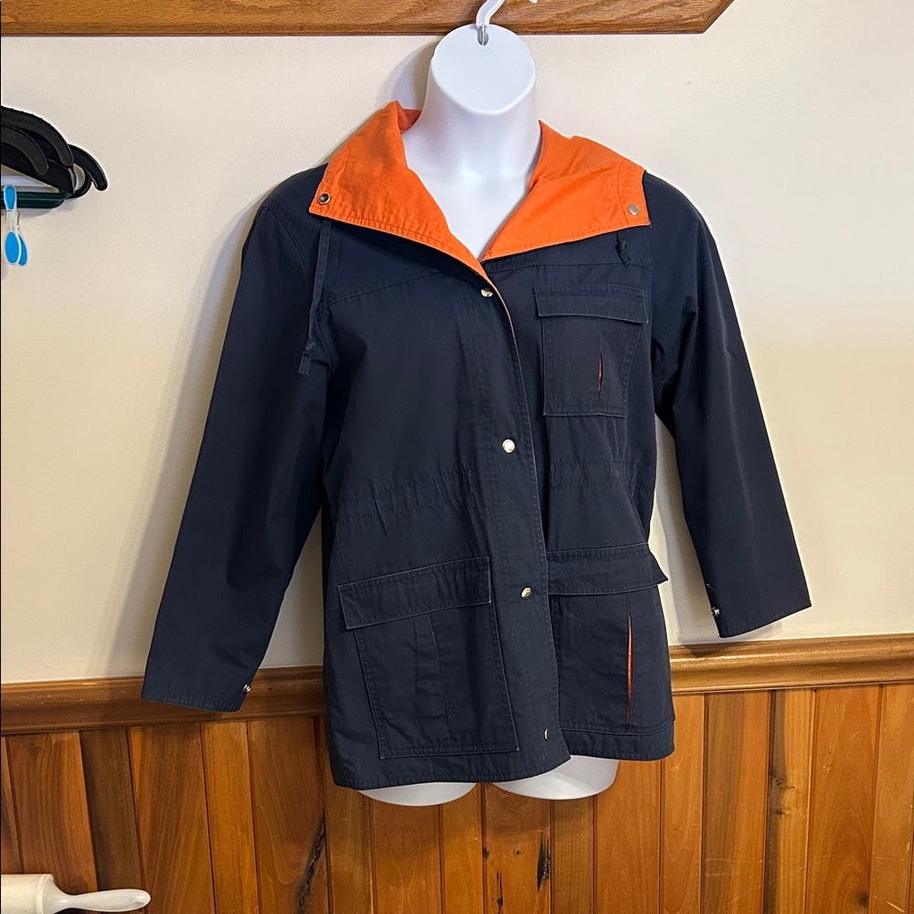 Women's Navy and Orange Jacket
